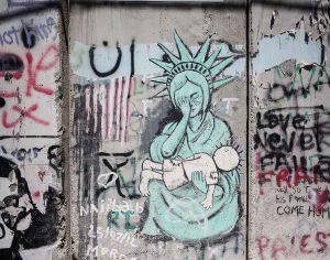 stefano majno israel west bank wall banksy graffiti america usa crying child.jpg.jpg